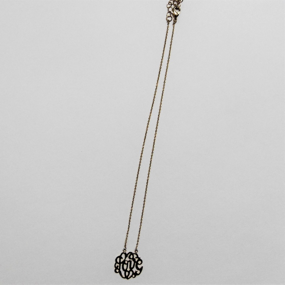 Anthropologie Longhand Love Necklace - Picture 4 of 6
